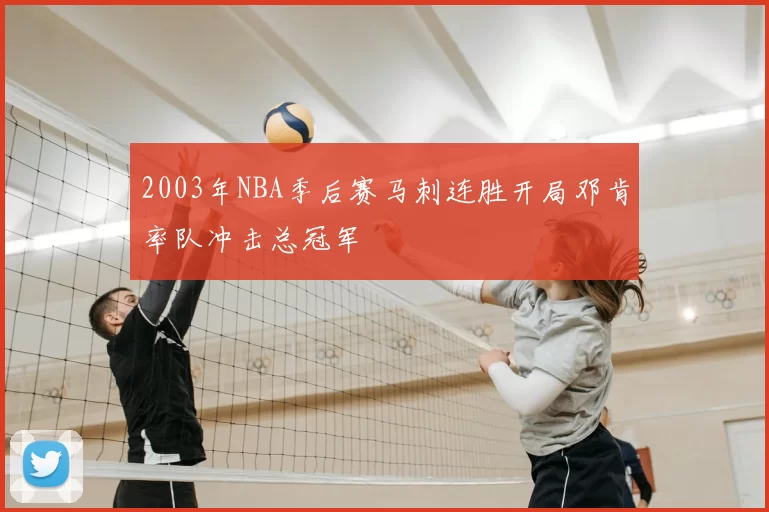 2003年NBA季后赛马刺连胜开局邓肯率队冲击总冠军