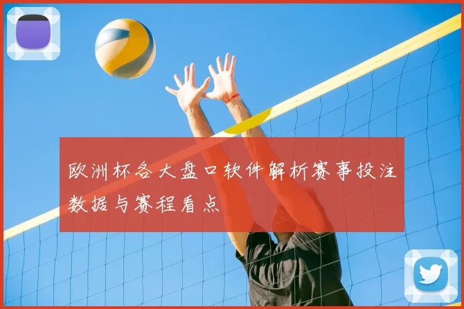 欧洲杯各大盘口软件解析赛事投注数据与赛程看点