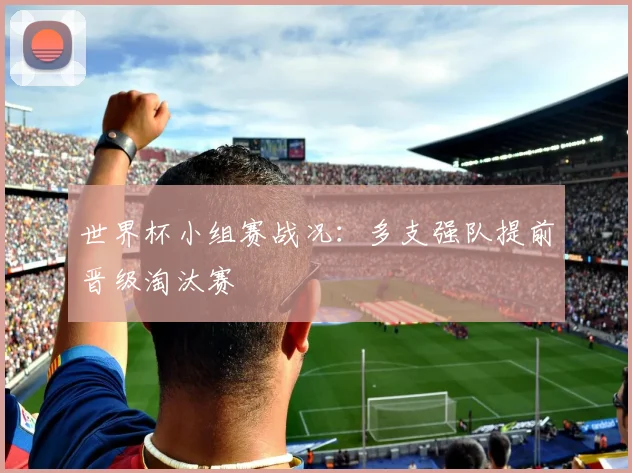 世界杯小组赛战况：多支强队提前晋级淘汰赛